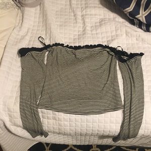 Off the shoulder crop top!